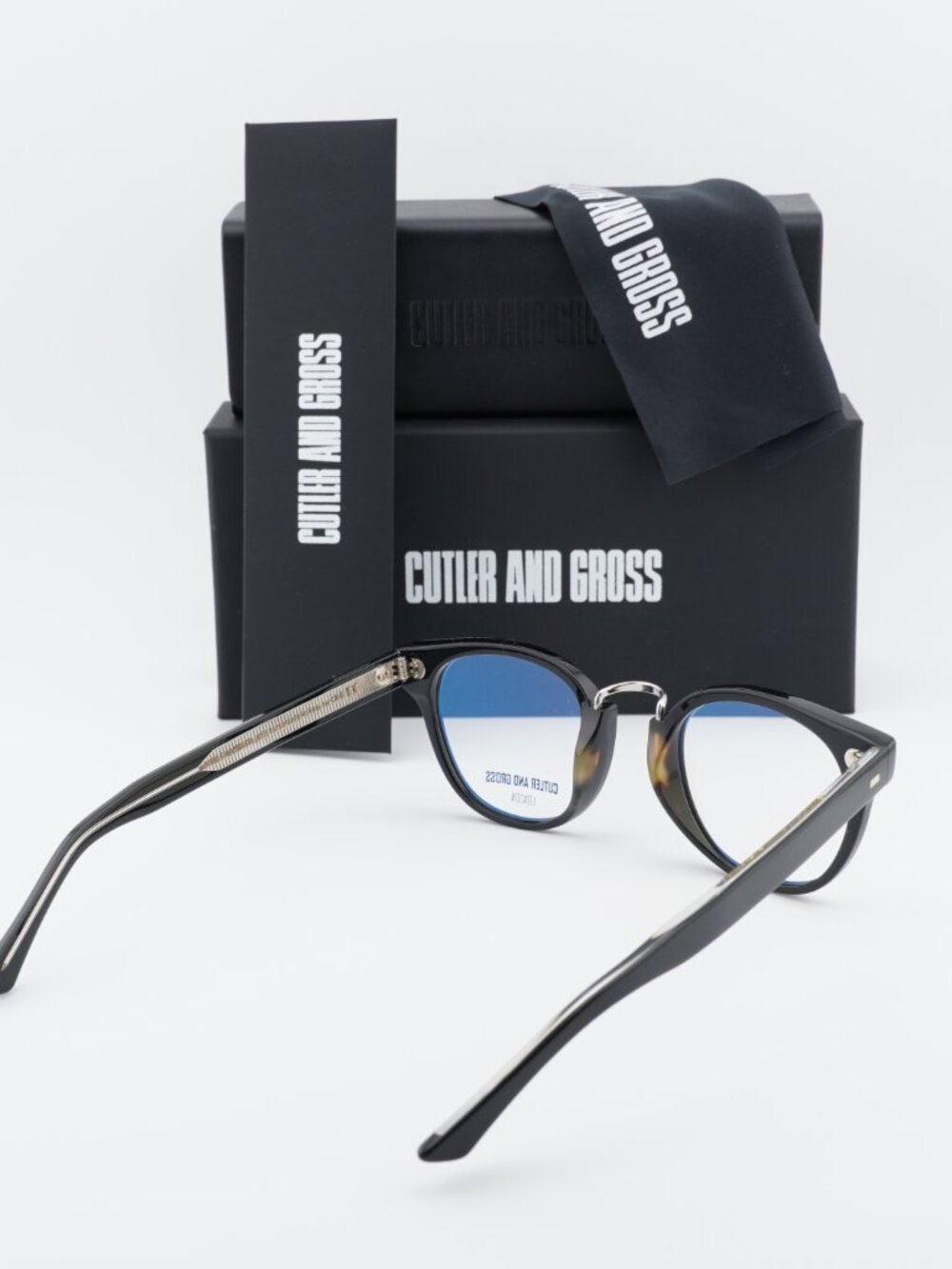 Cutler and Gross CG1336 004 Round Eyeglasses - Black 50mm - Picture 9 of 9